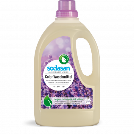 DETERGENŢI BIO - Detergent ecologic lichid de rufe color Lavanda Sodasan