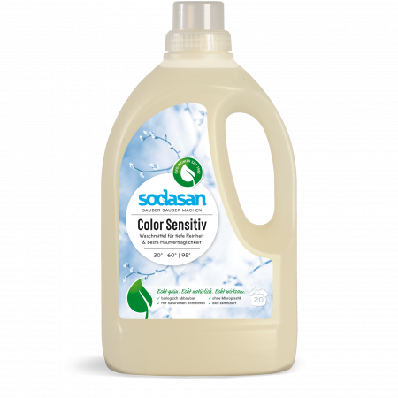 DETERGENŢI BIO - Detergent ecologic lichid de rufe color Sensitiv Sodasan