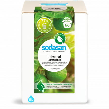 Detergenţi bio de rufe - Detergent ecologic lichid de rufe universal, cu lime Sodasan