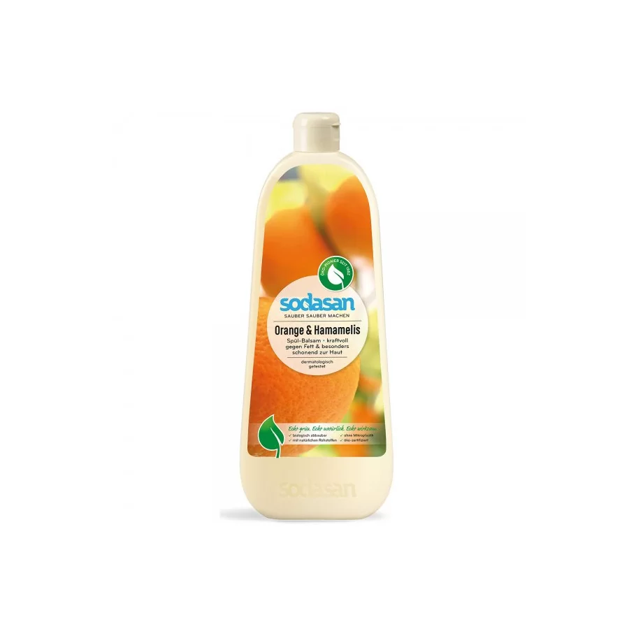 DETERGENŢI BIO - Detergent ecologic lichid de vase, balsam orange Sodasan
