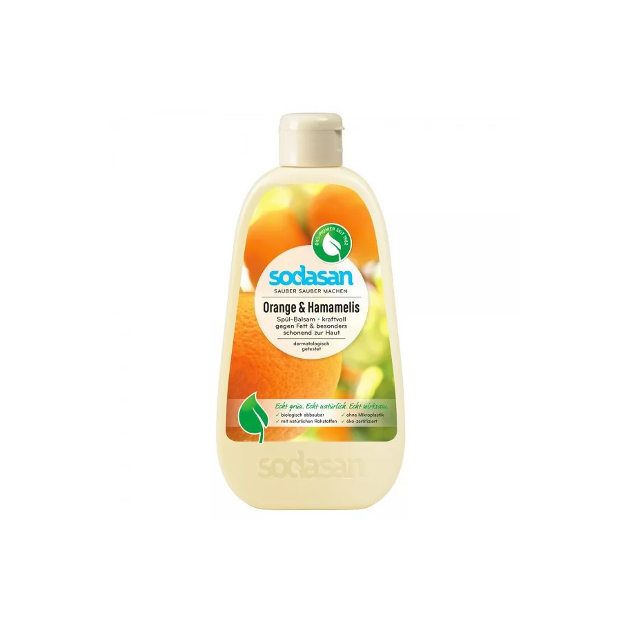 Detergenţi bio de vase - Detergent ecologic lichid de vase, balsam orange Sodasan