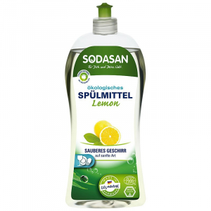 Detergenţi bio de vase - Detergent ecologic lichid de vase cu lămâie Sodasan