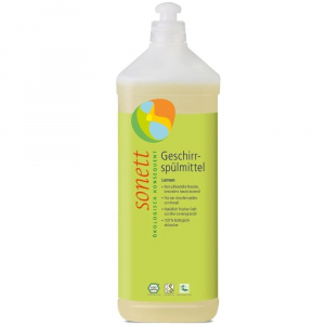 Detergenţi bio de vase - Detergent ecologic lichid de vase cu lămâie Sonett