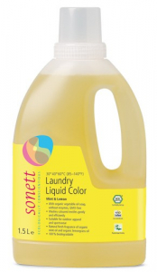 DETERGENŢI BIO - Detergent lichid de rufe colorate menta si lamaie Sonett