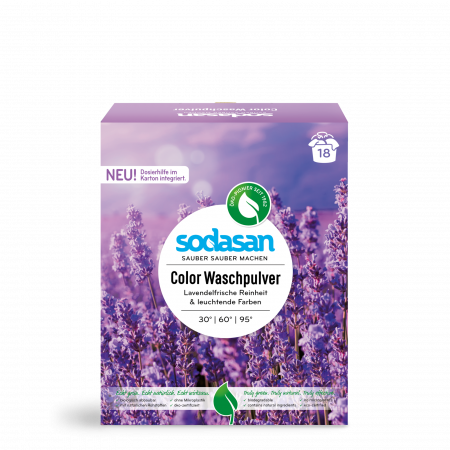 DETERGENŢI BIO - Detergent praf de rufe color lavanda , ecologic Sodasan