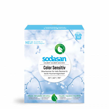 DETERGENŢI BIO - Detergent praf de rufe color Sensitiv, ecologic Sodasan