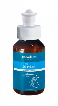 SOLUŢII DE DEZINFECTARE - Gel igienizant cu alcool şi argint coloidal