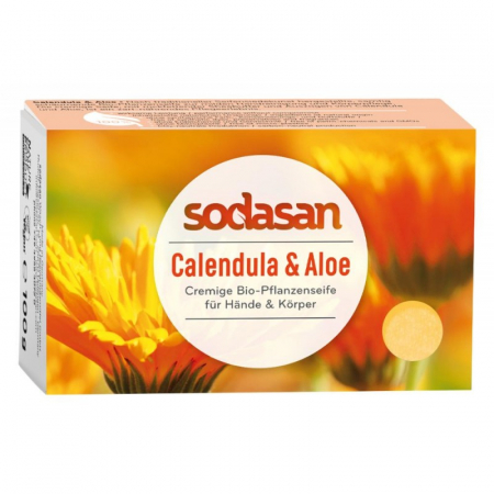 SĂPUNURI - Săpun bio cream Gălbenele-Aloe Sodasan