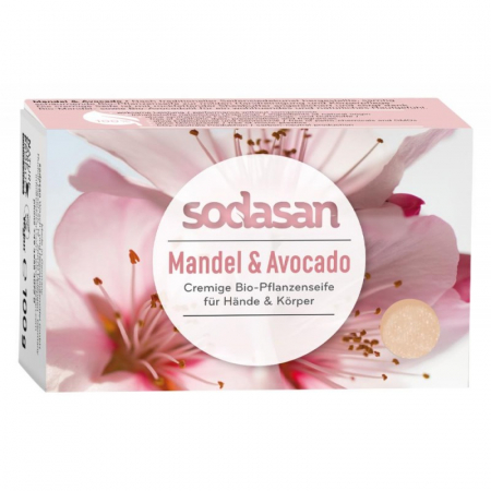 Săpunuri solide - Săpun bio Migdale Avocado Sodasan