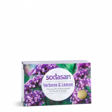 Săpunuri solide - Săpun bio cream Verbena Lămâie Sodasan