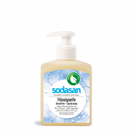 Săpunuri lichide - Săpun bio lichid Lavandă-Măsline Sodasan 300 ml