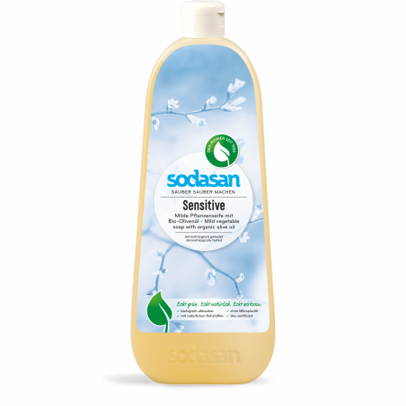 Săpunuri lichide - Săpun bio lichid Lavandă-Măsline Sodasan 300 ml