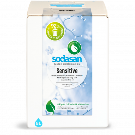 Săpunuri lichide - Săpun bio lichid Lavandă-Măsline Sodasan 300 ml
