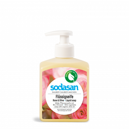 Săpunuri lichide - Săpun bio lichid Lavandă-Măsline Sodasan 300 ml