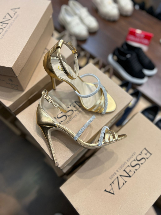 Sandale Charlotte Crystal Gold [3]