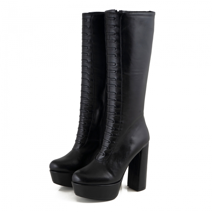 Cizme Eva stripes black [2]