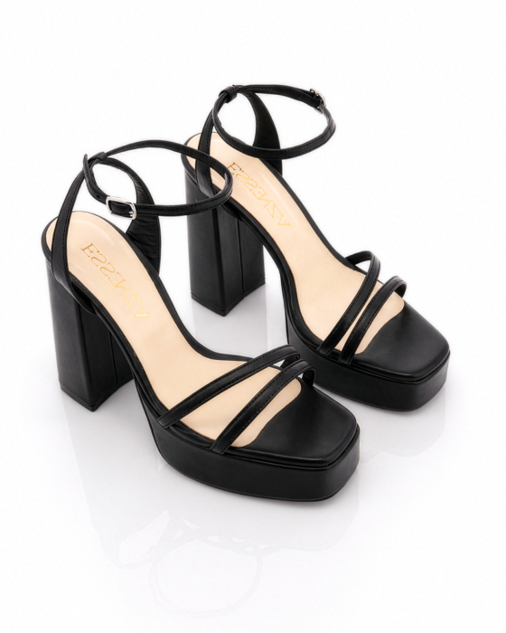 Sandale Ellie Negru 120mm [2]
