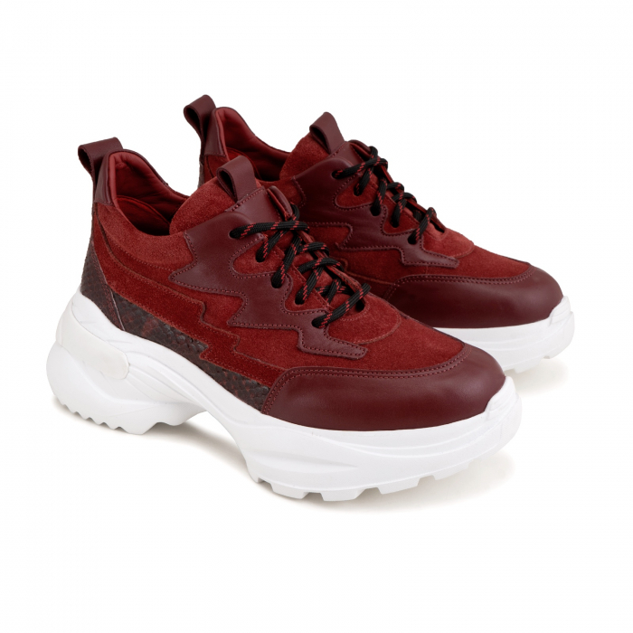 FLAME SNAKE BURGUNDY [2]