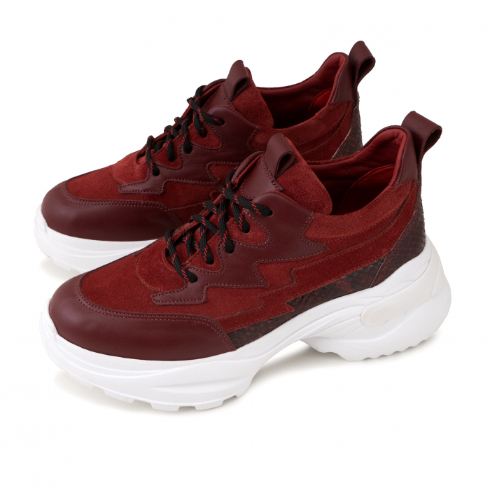FLAME SNAKE BURGUNDY [3]