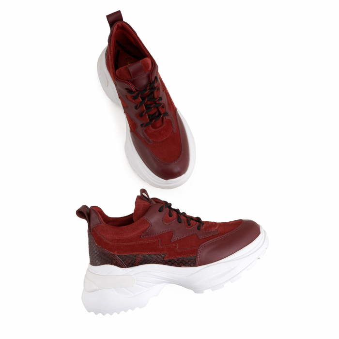 FLAME SNAKE BURGUNDY [4]