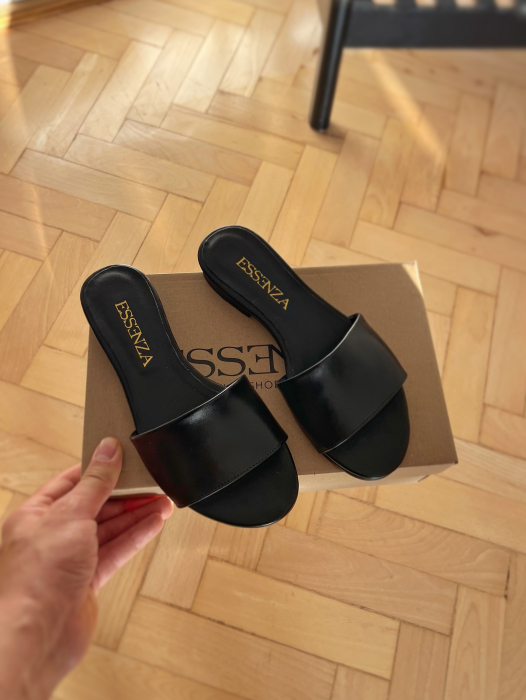 Capri Black Slides [2]