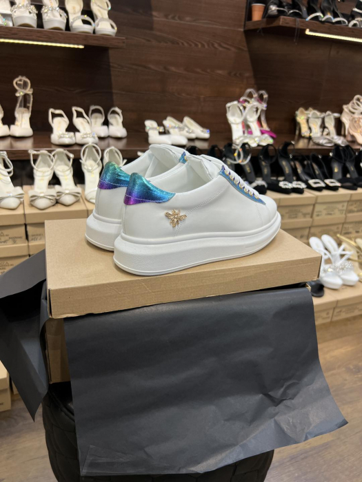C127 sneakers blue rainbow gold bee edition [6]