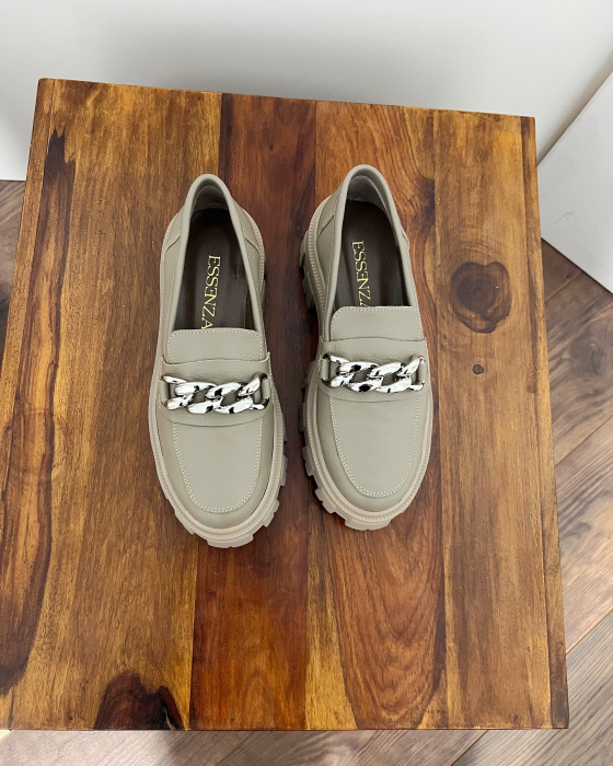 Pantofi Olivia Cappuccino Silver [4]