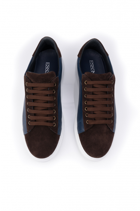 Santony blue and brown sneakers [3]