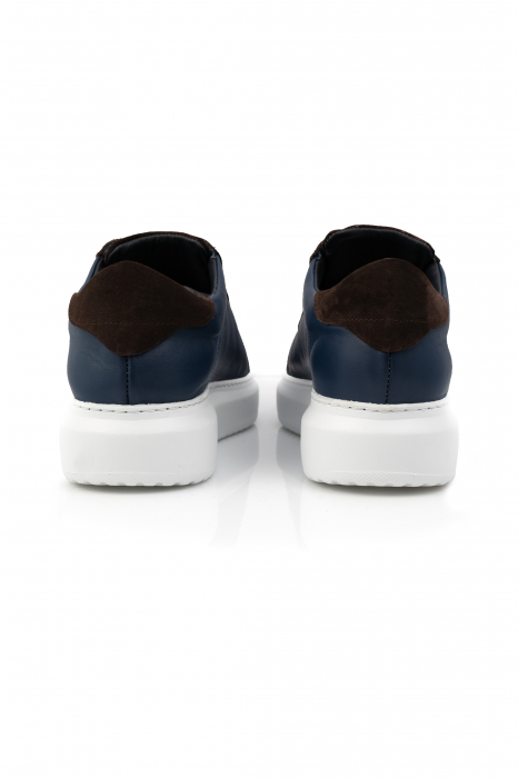 Santony blue and brown sneakers [4]