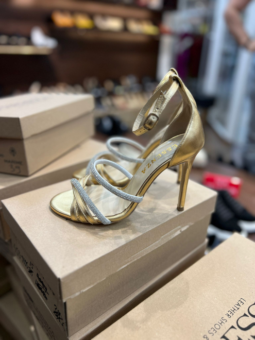 Sandale Charlotte Crystal Gold [2]