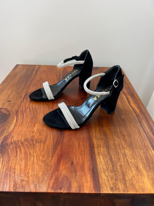 Sandale Ava Crystal Black [1]