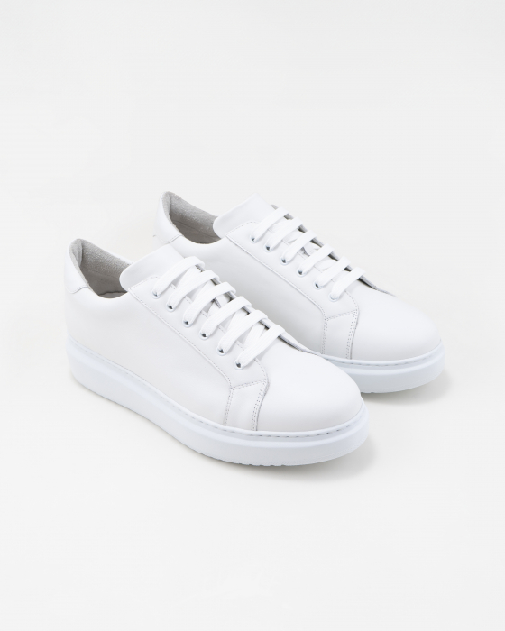Santony  pure white sneakers [2]