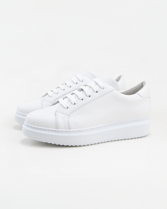 Santony  pure white sneakers [6]