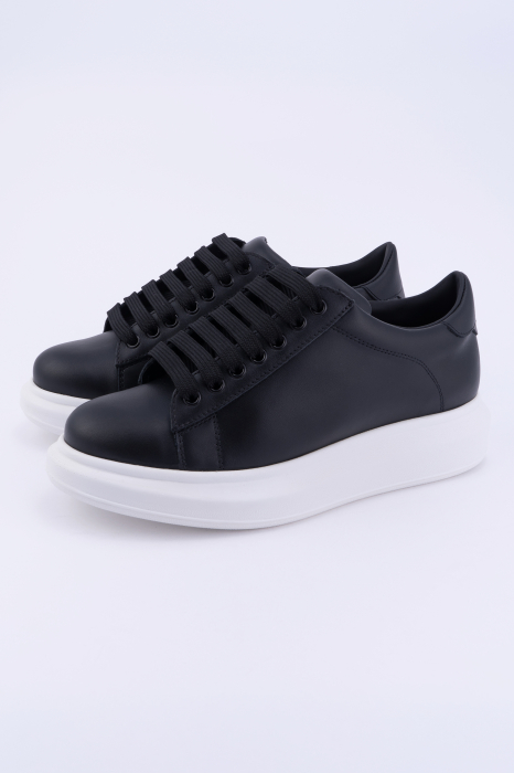 C127 sneakers negru talpa alba [5]