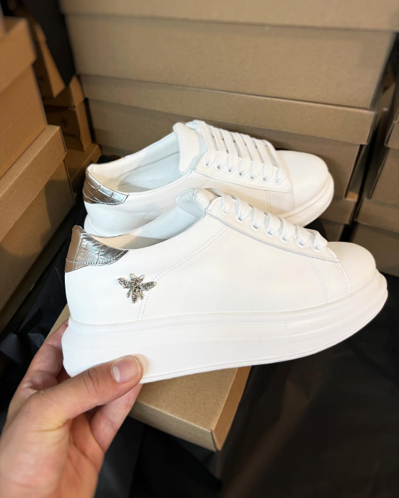 C127 sneakers Silver snake bee edition [2]