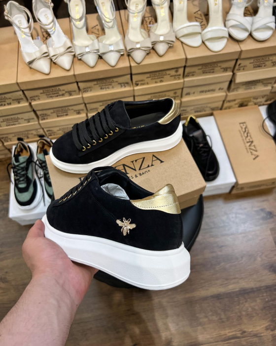 C127 sneakers Ultra Black&gold Bee [2]