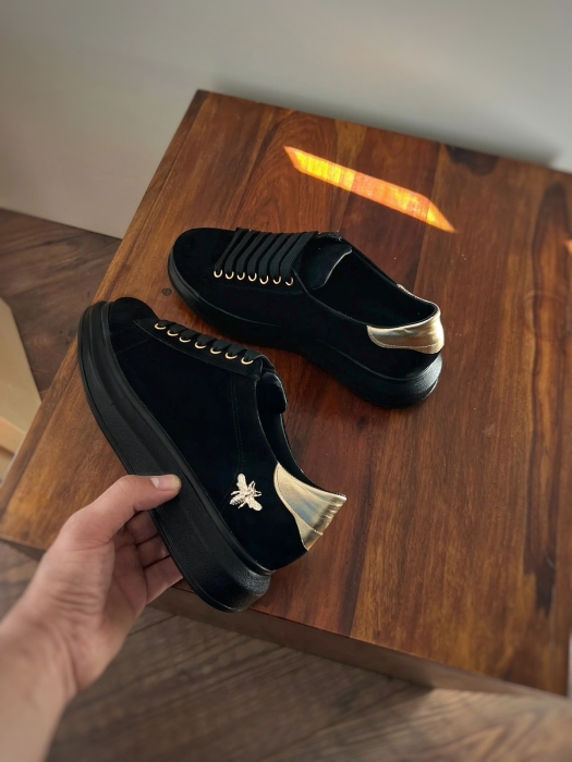 C127 sneakers Ultra Black&gold Bee [3]
