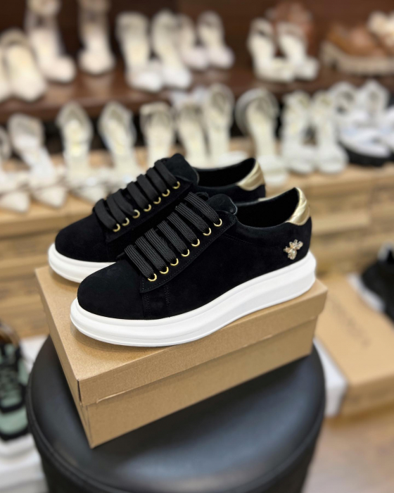C127 sneakers Ultra Black&gold Bee [5]