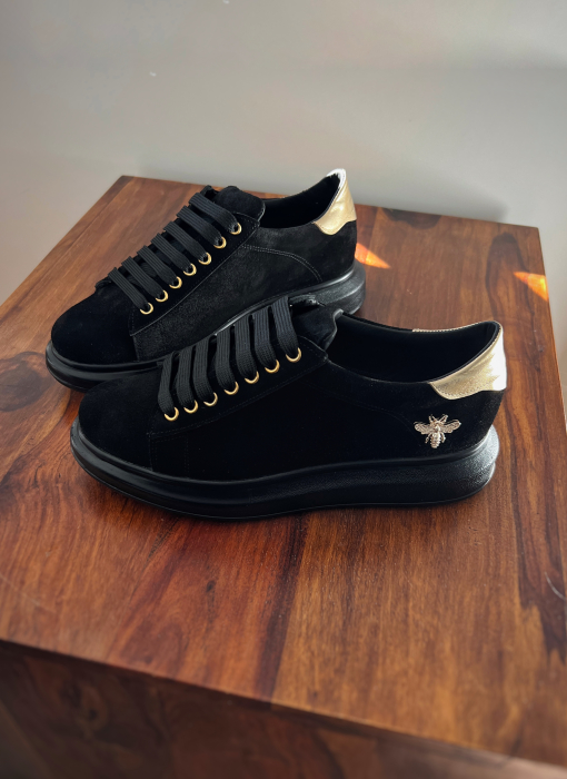 C127 sneakers Ultra Black&gold Bee [4]