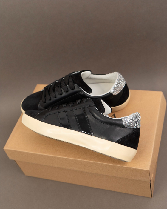 CA 1 DS  Black Glitter Sneakers [2]
