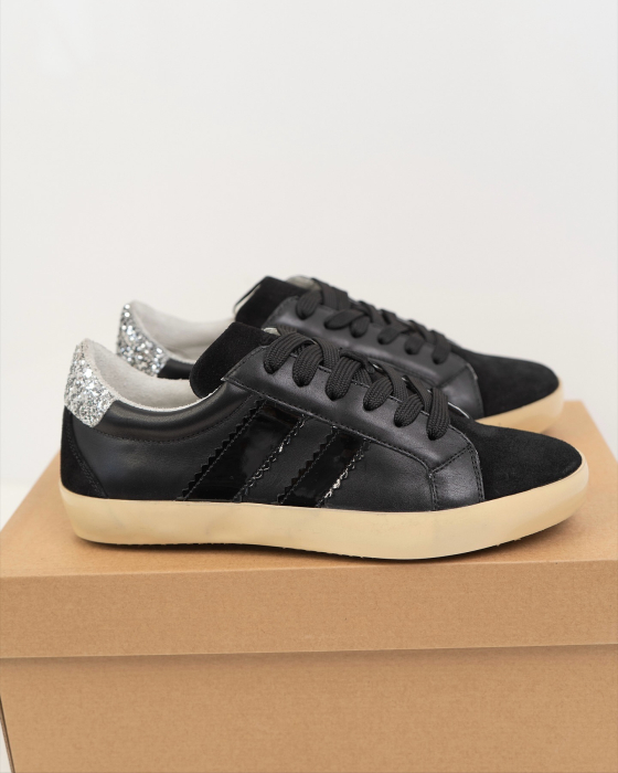 CA 1 DS  Black Glitter Sneakers [6]