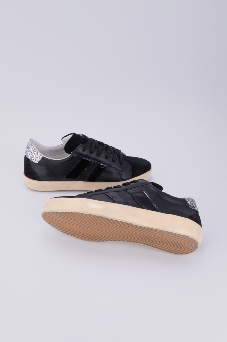 Calin 1 DS  Black Glitter Sneakers [4]