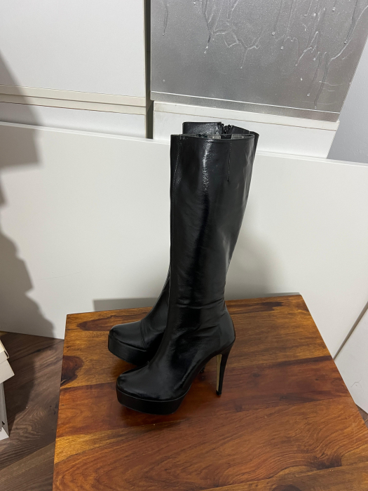 Cizme din piele naturala neagra [1]