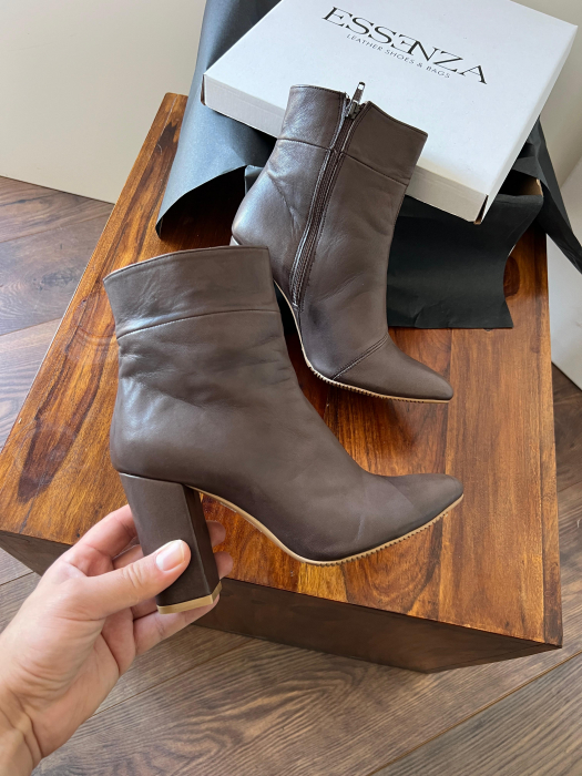 Ghete din piele maron [1]