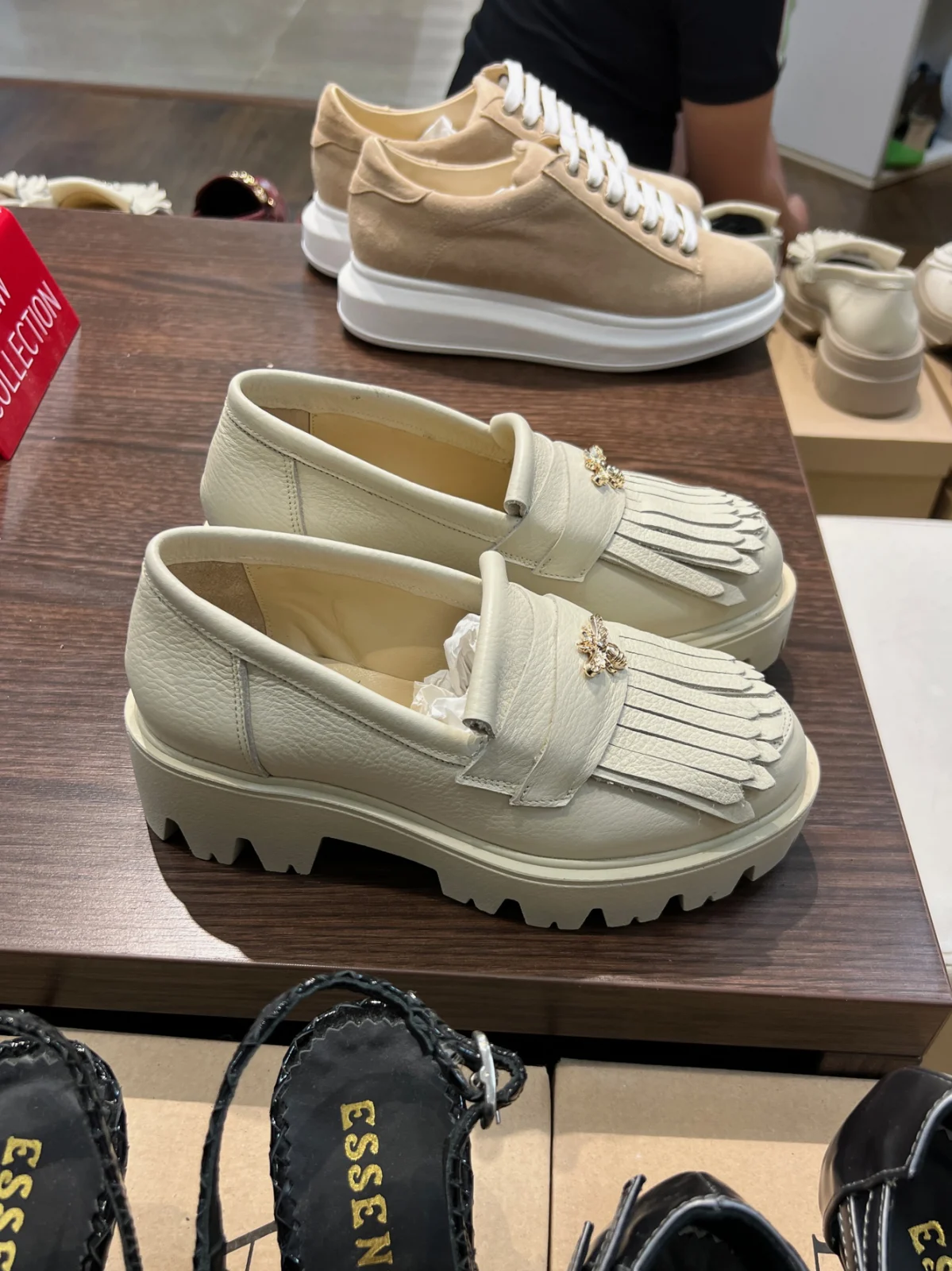 Pantofi Arya bej latte albinuta aurie [6]