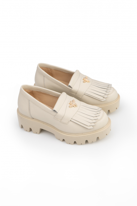 Pantofi Arya bej latte albinuta aurie [3]