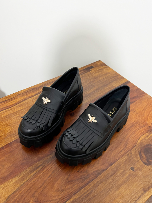 Pantofi Arya black gold bee [2]