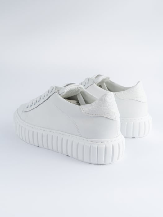Pantofi Celia white croco [4]