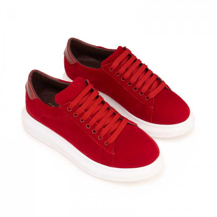 C127 sneakers red velvet [3]