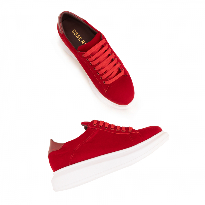 C127 sneakers red velvet [4]